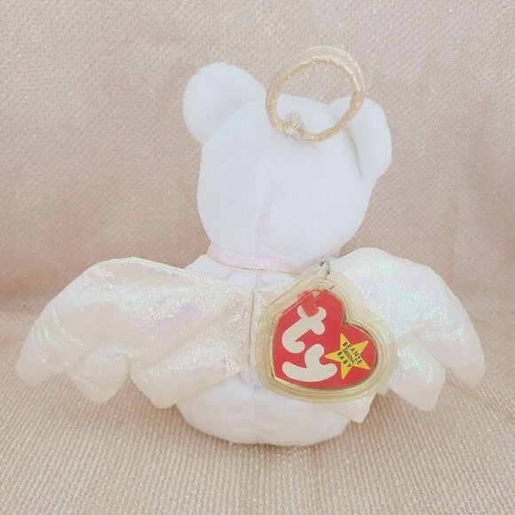 Ty Beanie Baby HALO Bear Brown Nose 5th Gen 1998 PE Pellets TRUSTED SELLER NWT - Picture 4 of 15